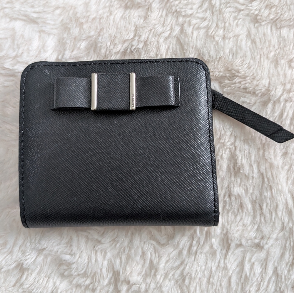 Coach Darcy Bifold Wallet with Bow Detail